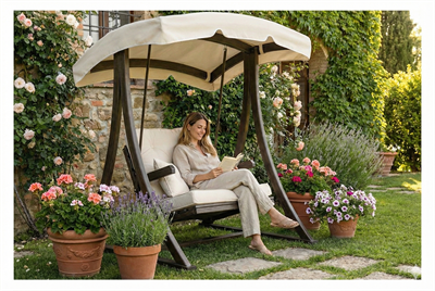 Ahşap Bahçe Salıncağı Teras