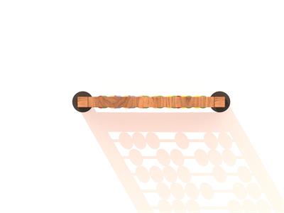 Ahşap Çocuk Parkı – 100 × h120 cm Abaküs Oyun Paneli