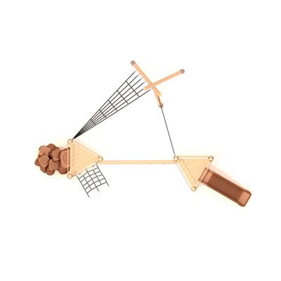 Ahşap Çocuk Parkı SG202, Tırmanma Aktiviteli Model