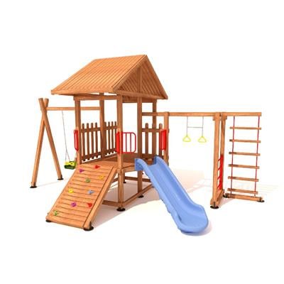 Ahşap Çocuk Parkı SGT106, Tırmanma Aktiviteli Model