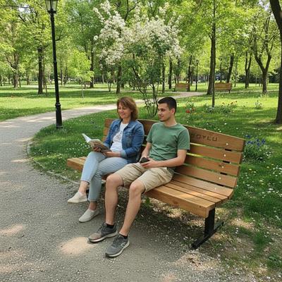 Ahşap Oturma Bankı 180x75x60cm