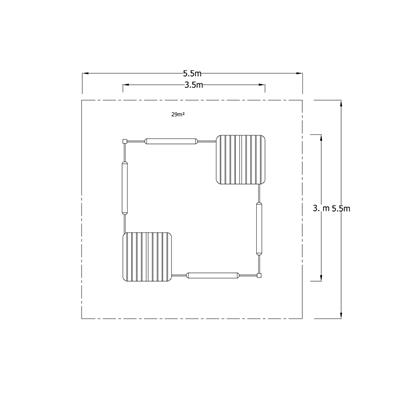Ahşap Oyun Evi SG16, Ahşap Kum Havuzu Modeli