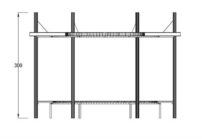Ahşap Yay Pergola 4x1.2m, Oturmalı Model