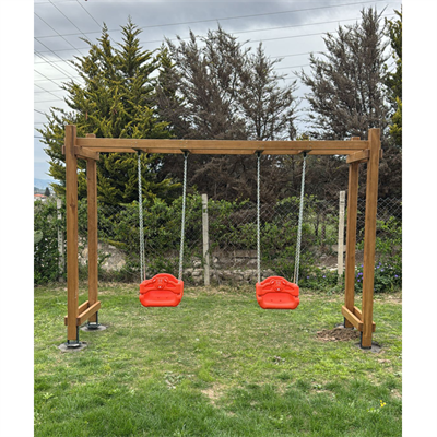 Ahşap Salıncak ASL02, Park Salıncağı 2li Model