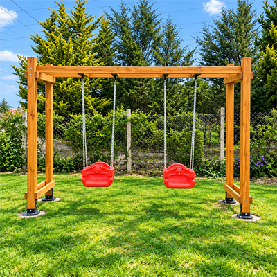 Ahşap Salıncak ASL02, Park Salıncağı 2li Model
