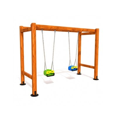 Ahşap Salıncak ASL02, Park Salıncağı 2li Model