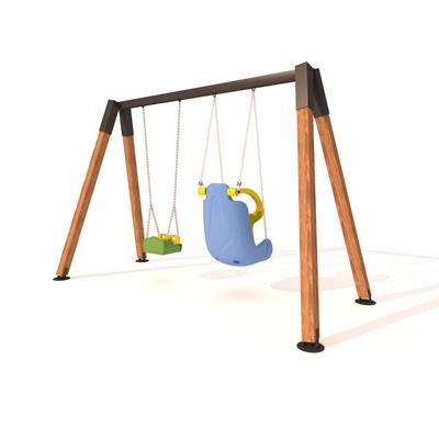 Ahşap Salıncak, Engelli ve Standart Tip Salıncak Koltuklu