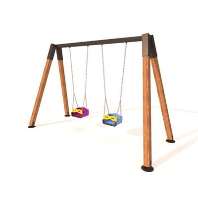 Ahşap Salıncak, 2li Standart Salıncak Koltuğu