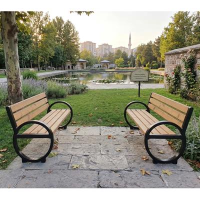 Outdoor Cast Aluminum Park Bench