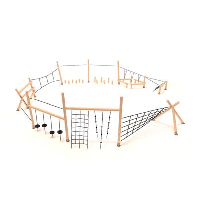 Ahşap Survivor Parkuru SG208, Tırmanma ve Denge Modülleri