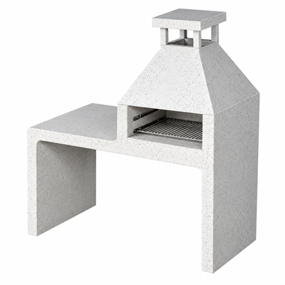 ARS-400 Tezgahlı ve Bacalı Beton Barbekü