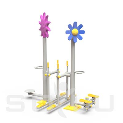 Çocuk Fitness Seti, Bel Esnetme Aleti, Havada Yürüyüş Aleti (2li), Step Aleti