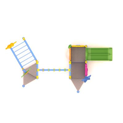 Çocuk Oyun Grubu 8.5x4m, Tırmanma Aktiviteli
