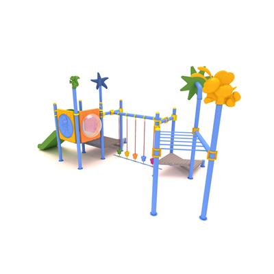 Çocuk Oyun Grubu 8.5x4m, Tırmanma Aktiviteli