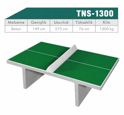 Beton Masa Tenisi Masası – TNS-1300