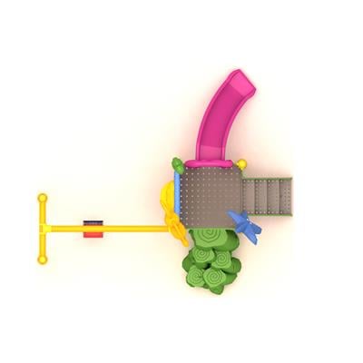 Çocuk Oyun Grubu Bir Kuleli, Bir Kaydıraklı 4,3m x4.5m