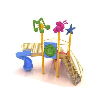 Çocuk Oyun Grubu, Bir Kuleli Dört Kaydıraklı 5.5mx4m