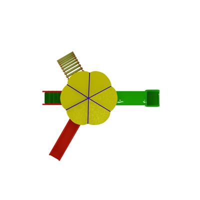 Ahşap Çocuk Oyun Parkı SG03, Bir Kuleli İki Kaydıraklı Model