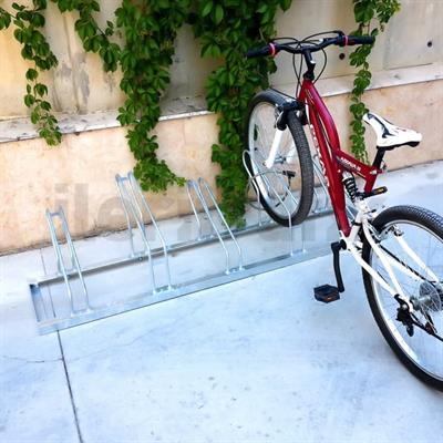 Bisiklet Park Yeri Beşli Galvaniz 40x175 cm, Bisiklet Park Demiri