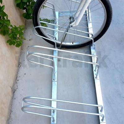 Bisiklet Park Yeri Dörtlü Galvaniz, Park Sehpası 40x140 cm