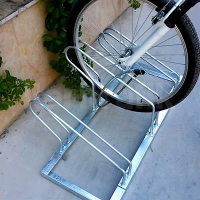 Bisiklet Park Yeri Üçlü Galvaniz, Park Sehpası 40x105 cm