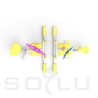 Çocuk Fitness Seti, Bel Esnetme Aleti, Havada Yürüyüş Aleti (2li), Bisiklet