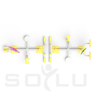 Çocuk Fitness Seti, Kol ve bilek çalıştırma, Bisiklet, Yürüyüş, Salınım, Bel esnetme, çalıştırma 