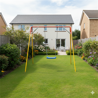 Çocuk Oyun Elemanı MSL100, Mini Salıncak Tekli