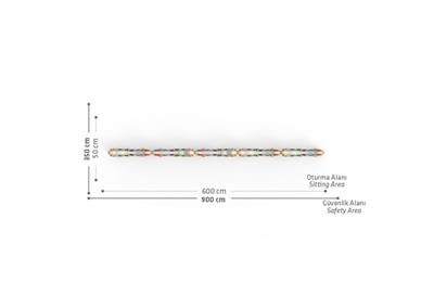 Tırmanma Duvarı, Kaya Tırmanma Düz 50x600 cm