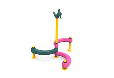 Sarmaşık Tırmanma Üçlü, Çocuk Oyun Elemanı 200x200 cm