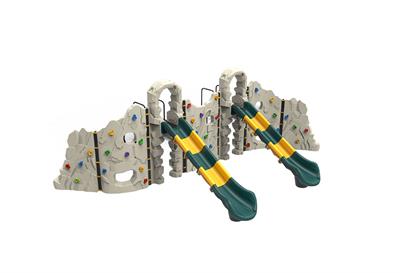 Kaya Tırmanma Duvarı KY08, 2li Kaydırak Entegreli