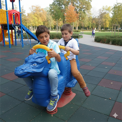 Çocuk Oyun Elemanı, Yaylı Oyuncak, Ejderha Zıpzıp