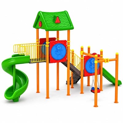Çocuk Oyun Grubu İki Kuleli, Ev Temalı 7.5mx5.25m