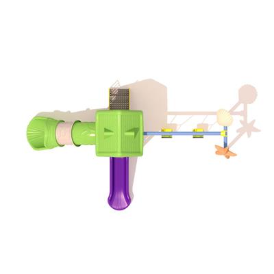 Çocuk Oyun Parkı 2 Kaydıraklı - 2li Salıncaklı Ev Temalı Model