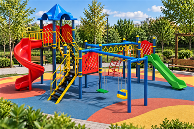 Çocuk Oyun Parkı 8.5x6.5, Komando Halkalı Model