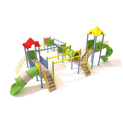 Çocuk Oyun Parkı, Altı Kuleli Dört Kaydıraklı 10mx9,5m