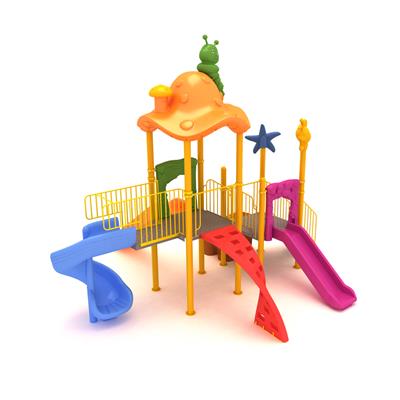 Dış Mekan Çocuk Oyun Parkı 6x6m, Mantar Çatılı