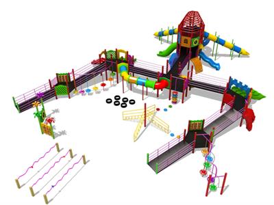 Çok Aktiviteli Mega Boy Engelli Çocuk Parkı