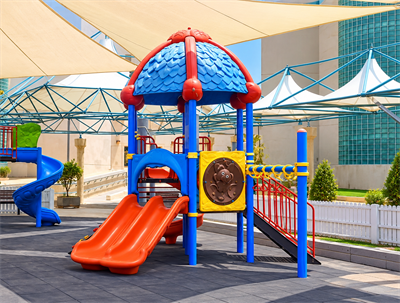 Dış Mekan Çocuk Oyun Parkı 6x5m, Altıgen Çatılı Model