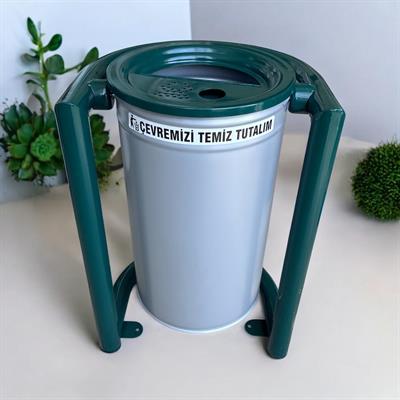 Dış Mekan Çöp Kovası SGC07B, Metal Sallanır 30L