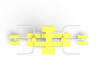 Dual Lateral Swing PF-01 – Outdoor Fitness Equipment for Two Users