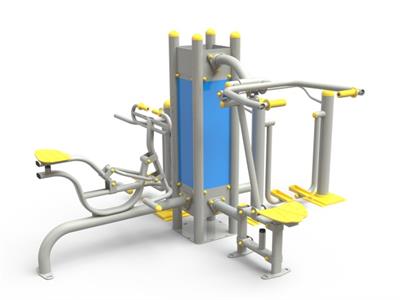 4-in-1 Fitness Station PF-11 – Outdoor Multi-User Workout Equipment