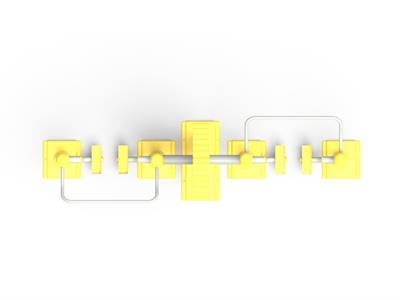 Dual Air Walker PF-03 – Outdoor Cardio Trainer for Two Users