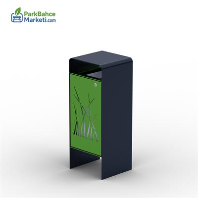 Doğa Temalı Dekoratif Dış Mekan Çöp Kovası