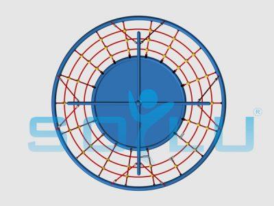 Halat Dönence 3x3m, İp Tırmanma 