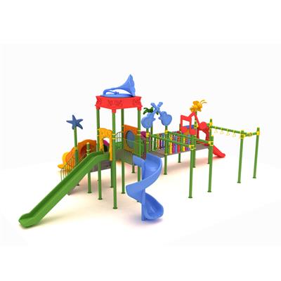 Dış Mekan Çocuk Oyun Grubu 12x8m, Gramofon Çatılı Model