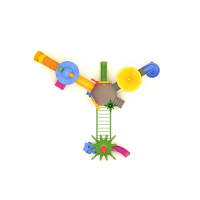 Dört Kuleli Dört Kaydıraklı Çocuk Oyun Parkı 12×9 m