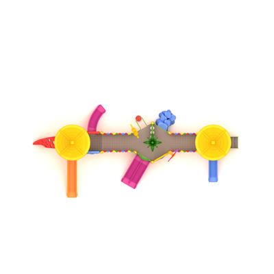 Dış Mekan Çocuk Oyun Parkı 12x5.5m, İki Köprülü Model