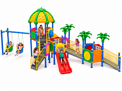 Inclusive Outdoor Playground with Dual Accessible Swings – 15 x 7 m