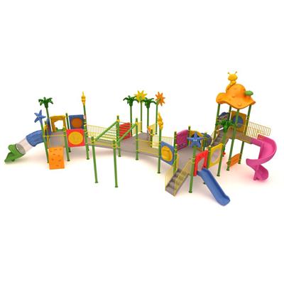 Engelli Çocuk Oyun Parkı 11x13m, Mantar Çatılı Model